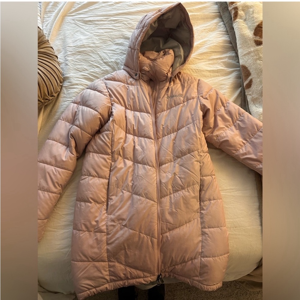 Columbia Mid-length PufferJacket with Removable Hood || Small